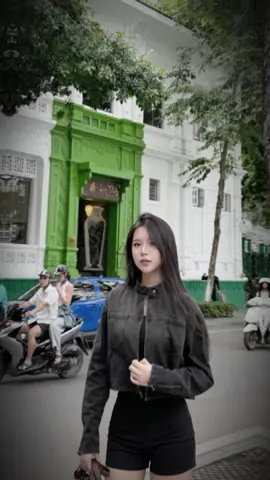 Thu hà nội đẹp#outfit #thoitrang 
