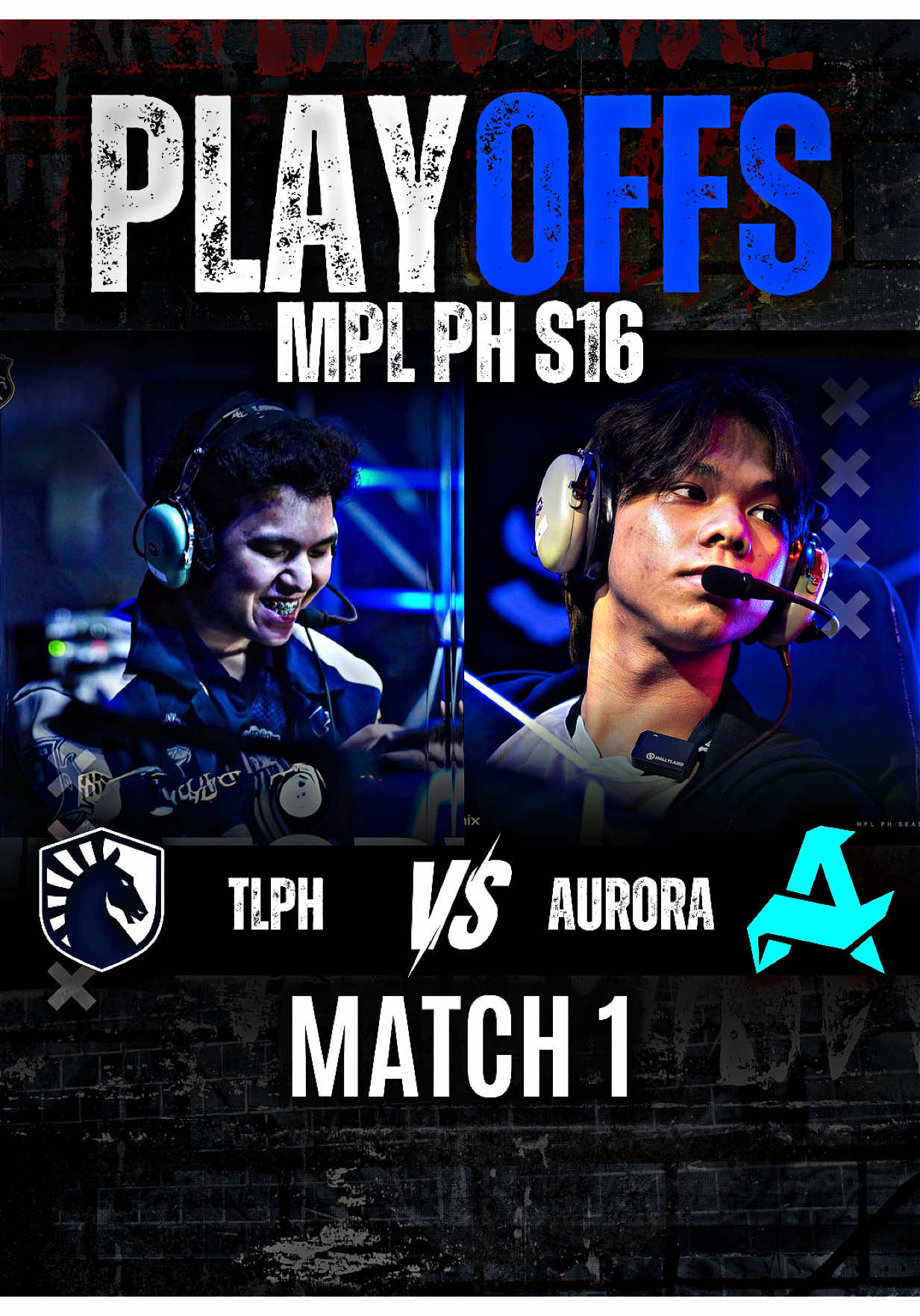Highlights • MPL PH S16 • PLAYOFFS || TLPH VS AURORA - GAME 1 #mplph  #MLBB9TH #MLBB #fyp 