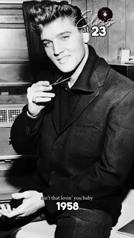 ✨1958✨ 🥵 the King at 23 😎 this song doesn’t get enough love 💗 ✨ #elvis #elvispresley #1958 #1950s #rockandroll 