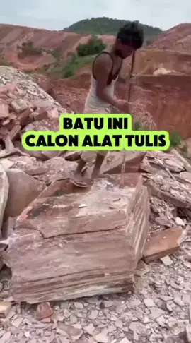 Beginilah proses pembuatan pensil batu tulis tradisional #batutulis #pertanian #gardening #trikpintar #reels #fyp