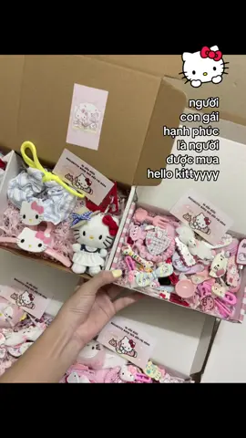 hạnh phúc nhất thế giớiiii hehe #keptoc #hellokitty 