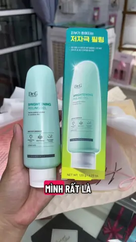 gel tẩy da chết nhà Dr.g  siêu lành tính nha mấy bà,bà nào da nhạy cảm dùng e này nha☘️☘️☘️#geltaytebaochet #drg #brightening #skincare #hauhoang8686 