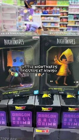 little nightmares figures at miniso!! these are the perfect gift for boo baskets 👀 #littlenightmares #littlenightmares2 #miniso #myminisousa #minisoambassador 