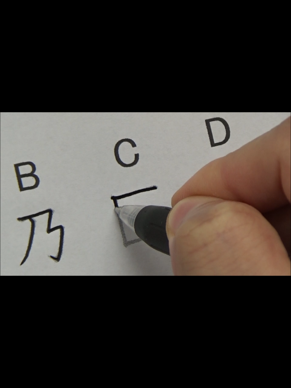 How to write Chinese alphabet