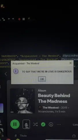 Acquainted 😮‍💨😮‍💨😮‍💨 #theweeknd #acquainted #xo #letra #musica 