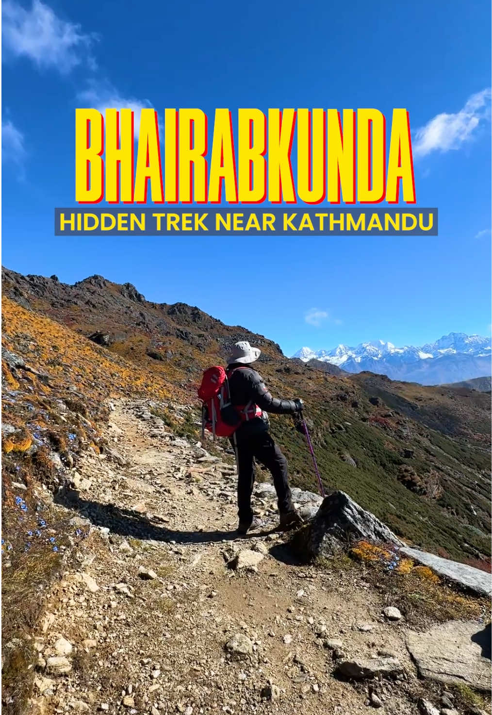 Bhairabkunda trek. One of the shortest trek from Kathmandu. Watch full video (linkinbio) #mrmilaan #tiktokvlogs #discoverwithtiktok #bhairabkunda #trekking 