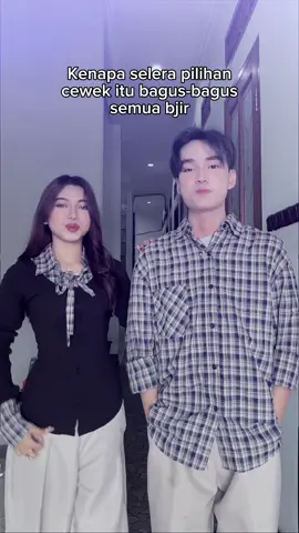 Kalo cewe lu nyuruh couplean BITI Wispie nurut ajadah, siapa tau lu glow up🔥 #outfitcouple #kemejawispie #biti 