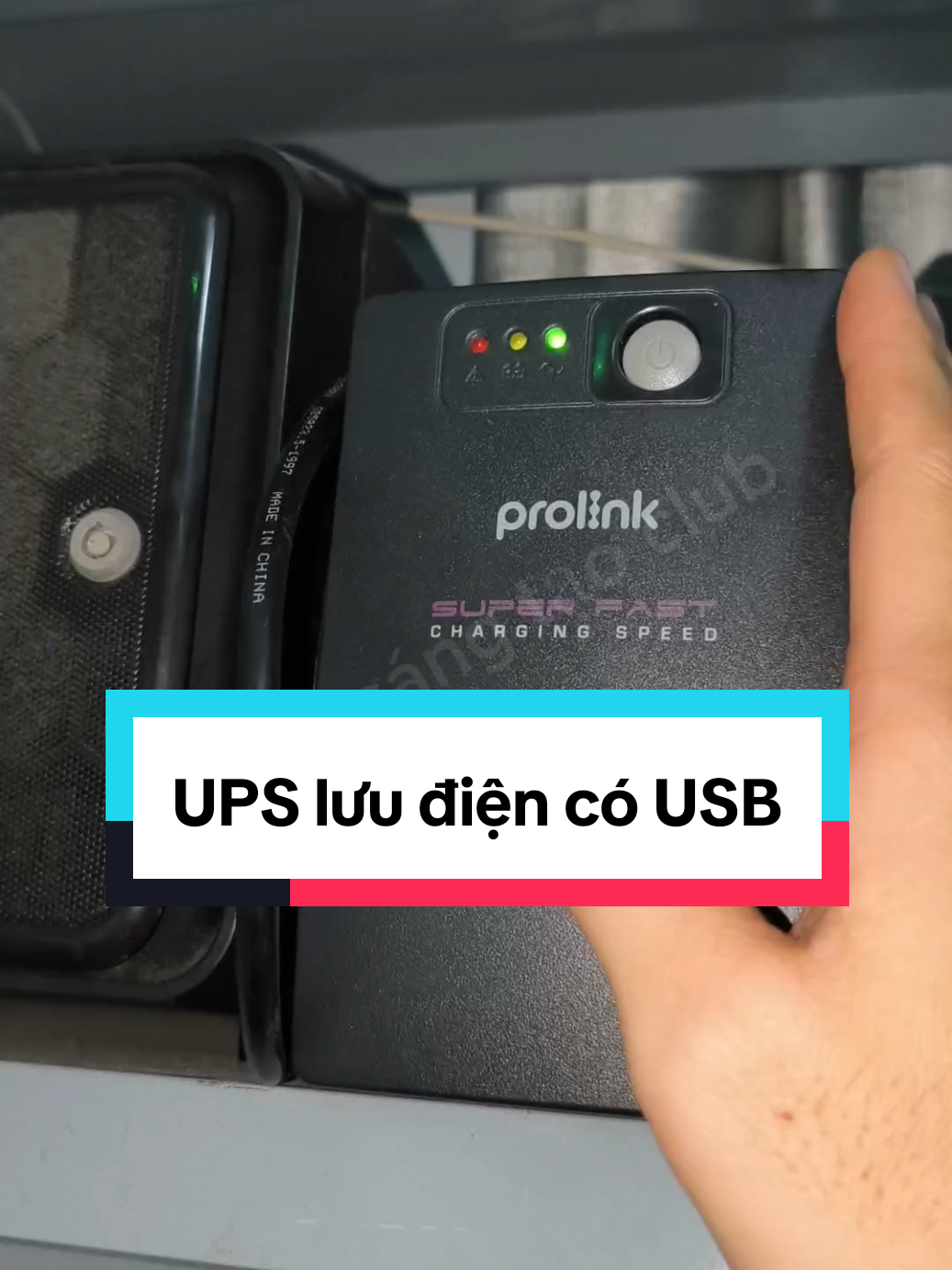 Công dụng của UPS đối với NAS là gì. Bộ lưu điện có cổng USB cho ổ cứng mạng NAS prolink #cstc #ups #boluudien 