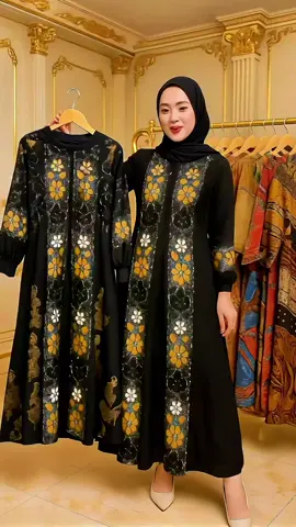 Gamis Terbaru  2026 bahan super adem motif super mewah#gamis #gamislebaran #gamisterbaru #gamisrayon 