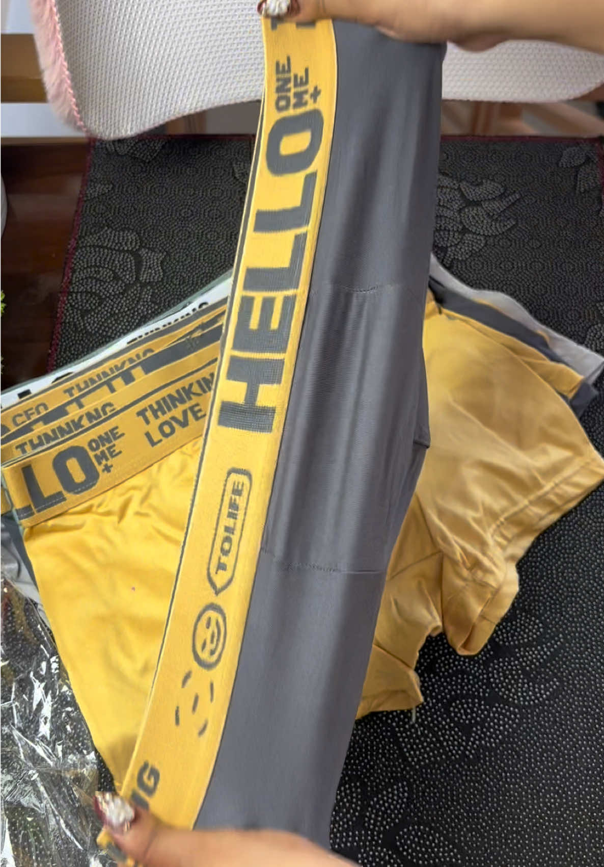 5 pcs set of men's fashion underwear #boxerbrief #underwear #boxerformen #fypシ゚ 