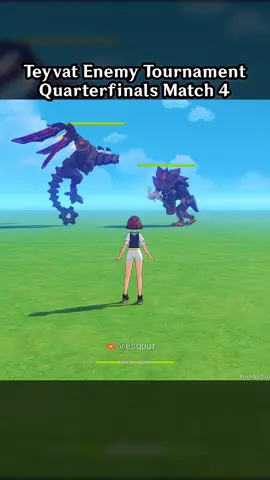 TEYVAT ENEMY TOURNAMENT QF MATCH 4 #GenshinImpact #hoyocreators #MiliastraWonderland 