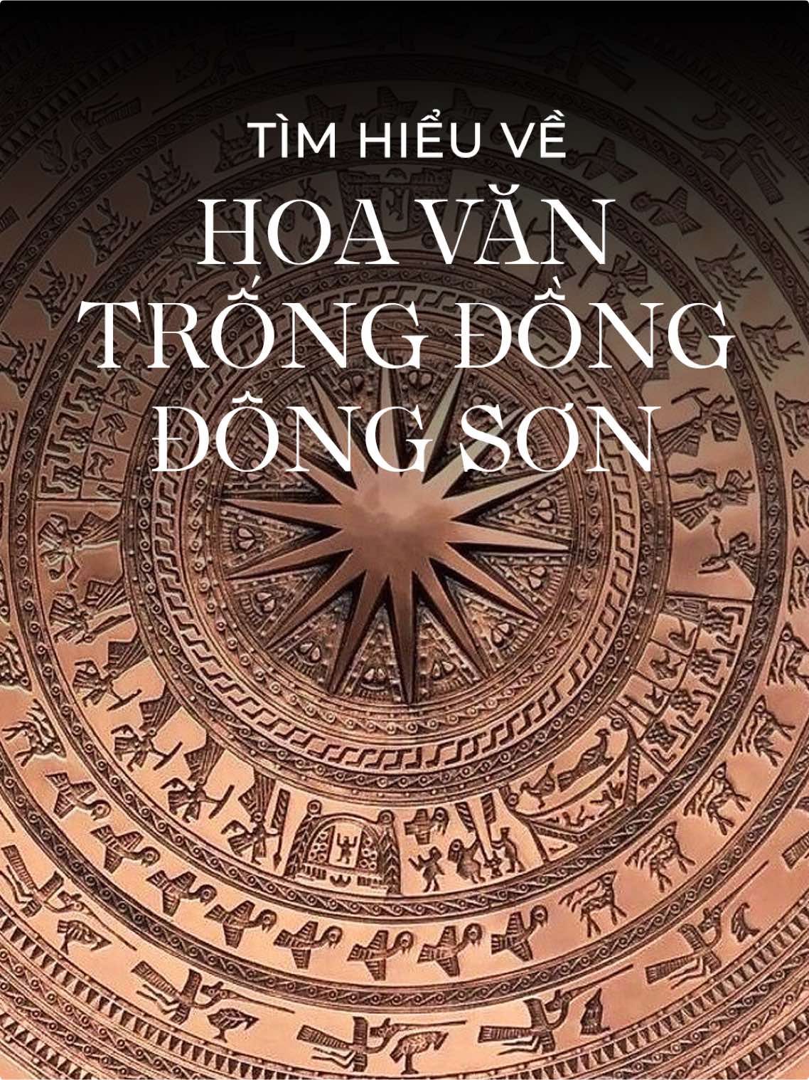 Hoa văn trống đồng Đông Sơn – bản giao hưởng của đất trời, con người và văn minh lúa nước. Mỗi nét chạm khắc là một câu chuyện về tổ tiên, về hồn Việt ngàn đời #disanvietnam #proudvietnam