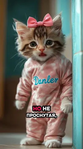 ☀️ Всем доброго утра от смешного говорящего котенка Danler 🐾❤️ #cuteanimalsdanler #Юмор #прикол #смехдослез #сдобрымутром 