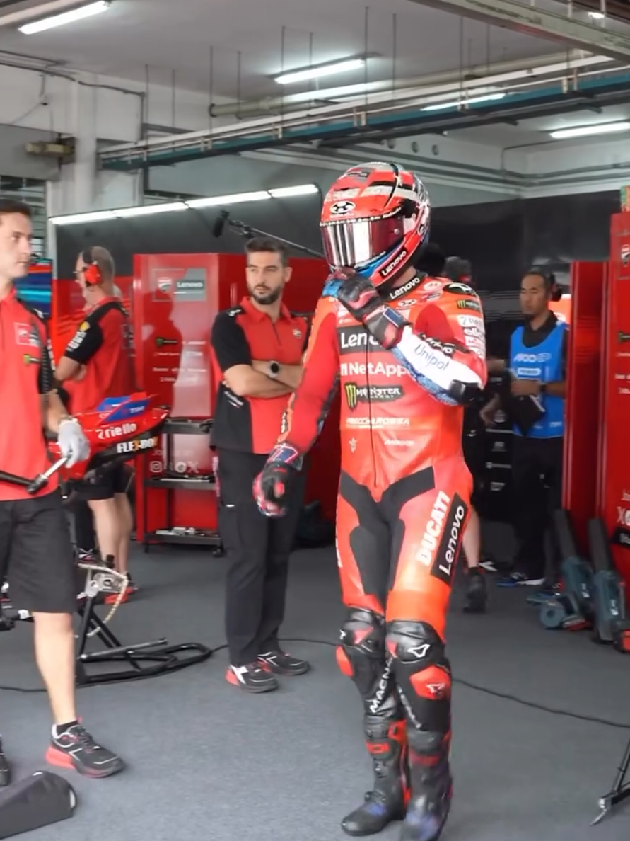Both Pecco and Pirro are still struggling at Sepang 😔 #motogp #marcmarquez #ducaticorse #malaysiangp #peccobagnaia 