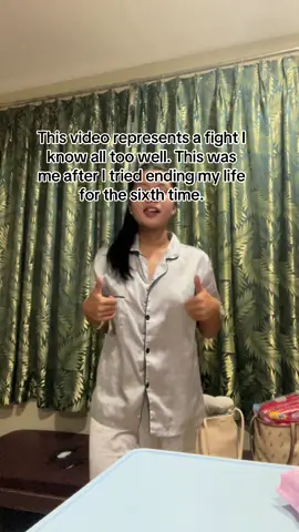 This video represents a fight I know all too well. This was me after I tried ending my life for the sixth time. That crushing darkness is terrifying, and the shadow of that pain may stay with us, but please hear me: You are not alone in this fight. If you are struggling just to get through the day, please, I am begging you: Ask for help. Reach out to a friend, a loved one, or a professional. Take it one day at a time, one breath at a time. Your survival is a victory worth celebrating every single day. To everyone else: Be kind always. You don't have to fix things; your simple presence helps more than you know. Kindness doesn't cost a thing; it just requires a sensitive heart. Your life is precious. Keep fighting. Crisis Support (24/7) If you need someone to talk to, help is available confidentially: • NCMH Crisis Hotline: 1553 / 0917-899-8727 • In Touch Crisis Line: 0919 056 0709 / + 632 8893 7603 • HOPELINE: 0917 558 4673 / 0918 873 4673 #mentalhealthawarenessmonth #askhelp #yourenotalone 