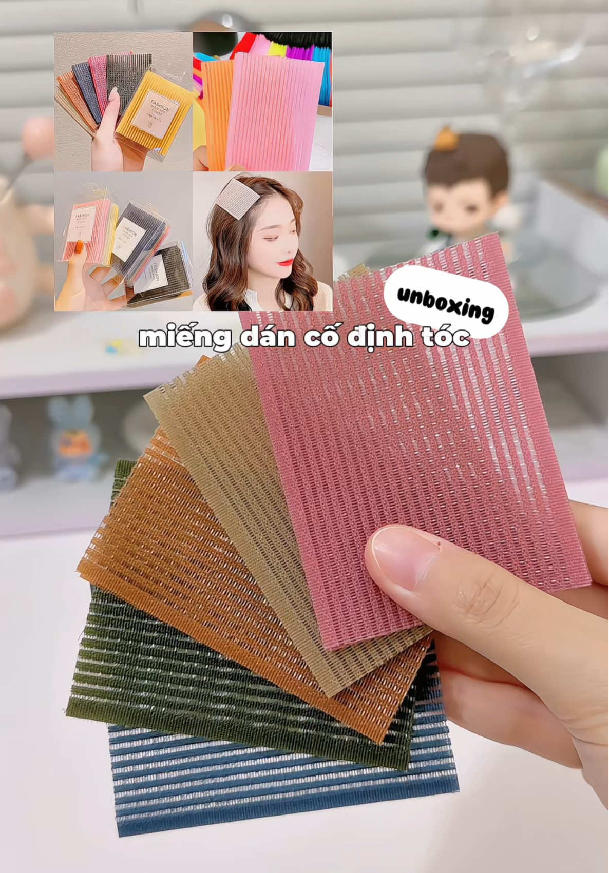 tính ra mỗi miếng có 1k thui á 😻 #miengdantoc #aaailita #miengdancodinhtoc #muasamcungtiktok #xuhuong 