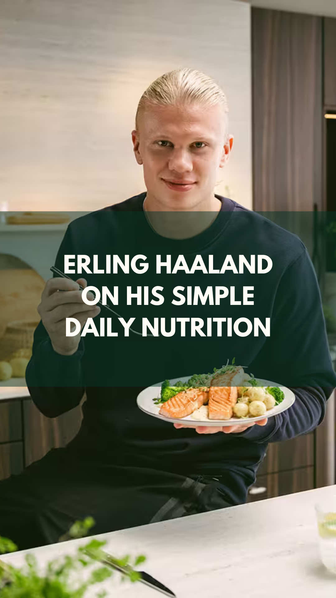 Erling Haaland shares some insight into his daily nutrition. Coffee, raw honey, raw milk, sourdough bread, eggs, rice, seabass, asparagus, steak, potatoes and a salad. He also cooks his own food. Obviously everyone's body is different. What works for him may not work for you, but the key message behind this video is to find what works for you and keep it simple. 📹 @Erling Haaland 