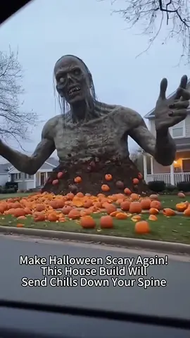 Make Halloween Scary Again! This House Build Will Send Chills Down Your Spine 👻🏚️#halloweencostume #fyp #foryou #pet #tintok 