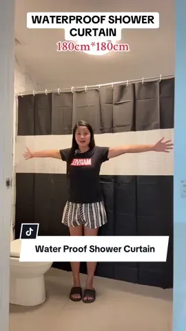 Eto ung shower curtain n Legit ang ganda ng quality#showercurtain #shower#bathroomcurtain #waterproofshowercurtain #waterproofcurtain 