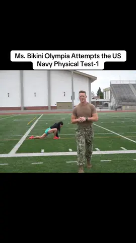 Ms. Bikini Olympia Attempts the US Navy Physical Test-1
