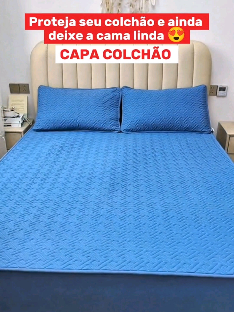 Capa colchão impermeável. #donadecasa #foryoupage #achadinhos #colchao #