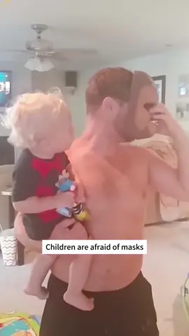Children are afraid of masks😂#kids #funnyvideos #funnytiktok #kidsoftiktok #mask #prank #cute #foryou #fyp #tiktok 