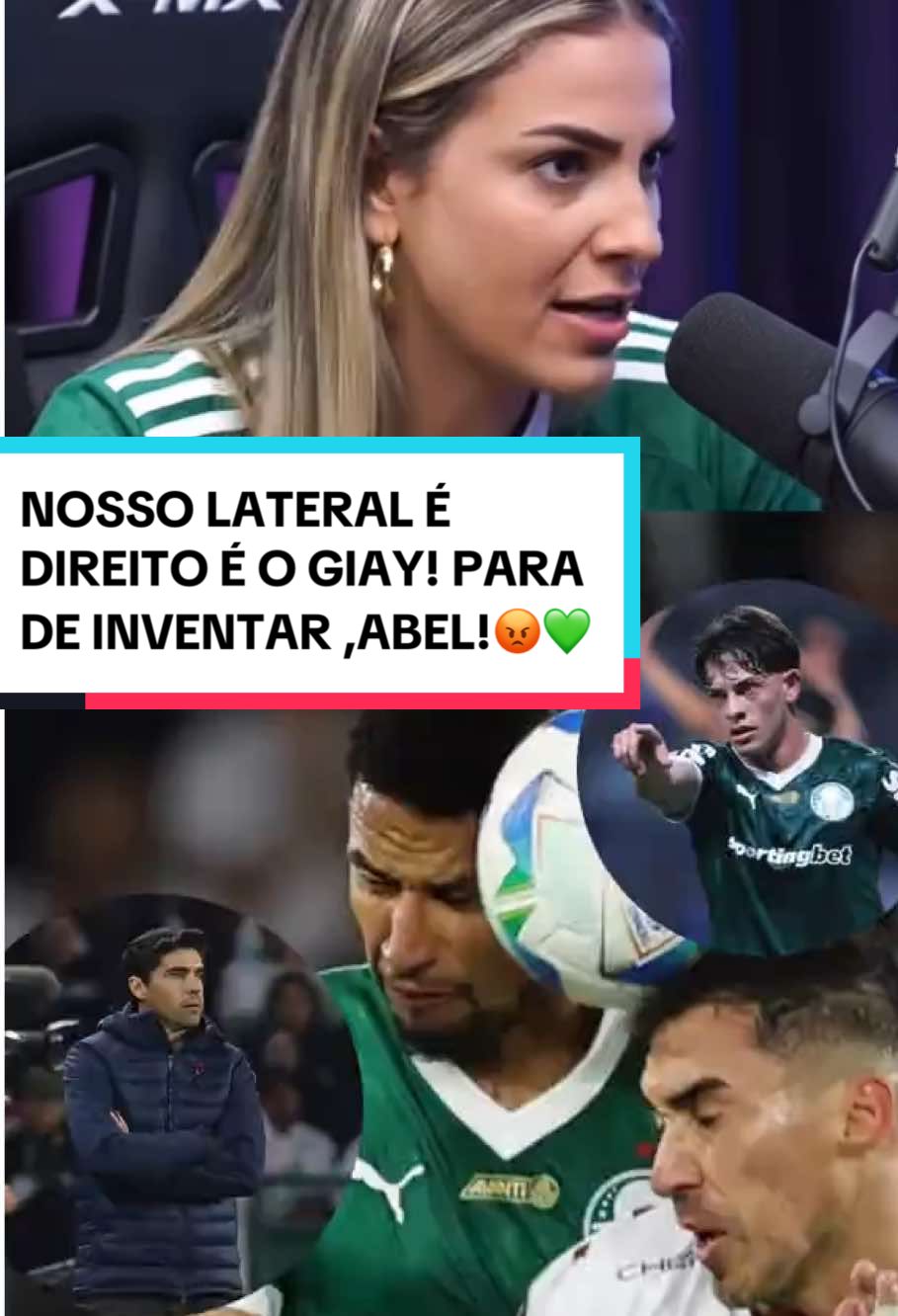 3x0 LDU! ABEL, PARA DE INVENTAR!😡💚#palmeiras #palmeirasminhavidaevoce #libertadores #ldu #futebol 