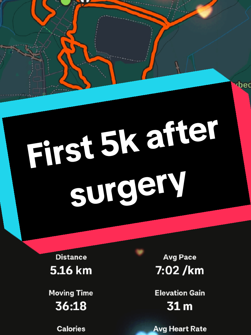 I'm so proud that I managed to do a 5k today, 7 weeks after having my tummy tuck and muscle repair.  Also done 30mins boxing before the school run this morning. 💪💪💪💪 #Running #wellnessjourney #tummytuckrecovery #run #exercise 