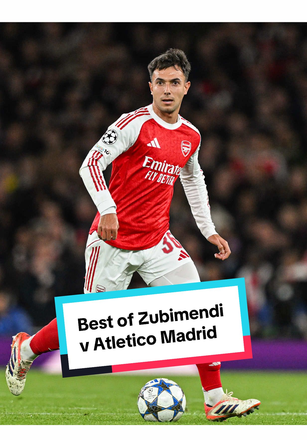 Reading the game like a book 🧠 #afc #arsenal #Zubimendi 