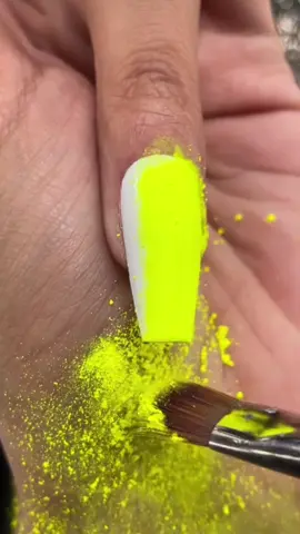 Is it a Bat or Cat 🦇🐈‍⬛? Neon Nail Art with pigment 💛 ilysmnails .com #nails #nailsart #satisfying #beautyhacks  #october  