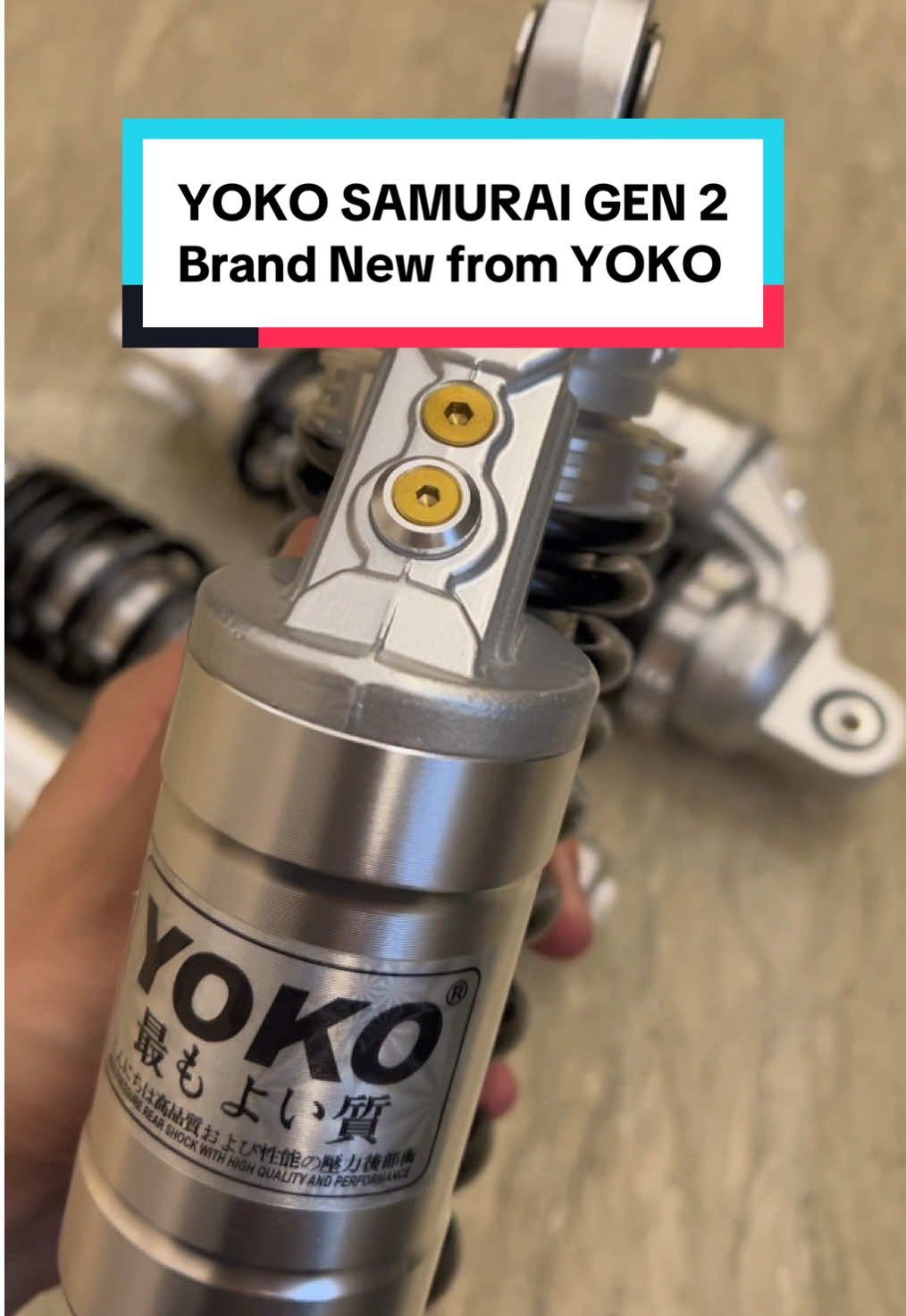 YOKO SAMURAI GEN 2 Brand new from YOKO #shockbreakeryoko #aerox155 #nmax155 #pcx160 #pcx150 