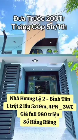 Bán nhà Hương Lộ 2 ngay Bình Tân giá 990 triệu #nhabinhtan #nhagiare #nhavinhloc #nhabinhchanh  #nhaoxahoi 