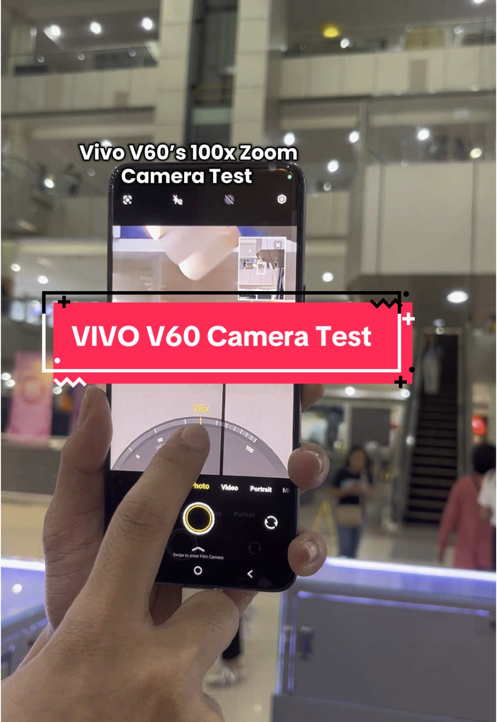Grabe yan! 😮 New! Vivo V60 100x Zoom test! 😍 Also offers up to 18 months 0% interest on HC installment. Visit us directly to apply. ✨ Kindly tap the yellow bag for COD transactions. 😉 #fyp #Vivo #Latest #Smartphone #GiftIdeas #CameraTest #FreeShipping 
