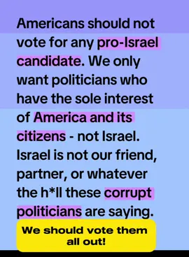 They all need to be voted out! We're tired of politicians always putting IsraHELL over America. #gaza #palestine #palestine🇵🇸 #israel 