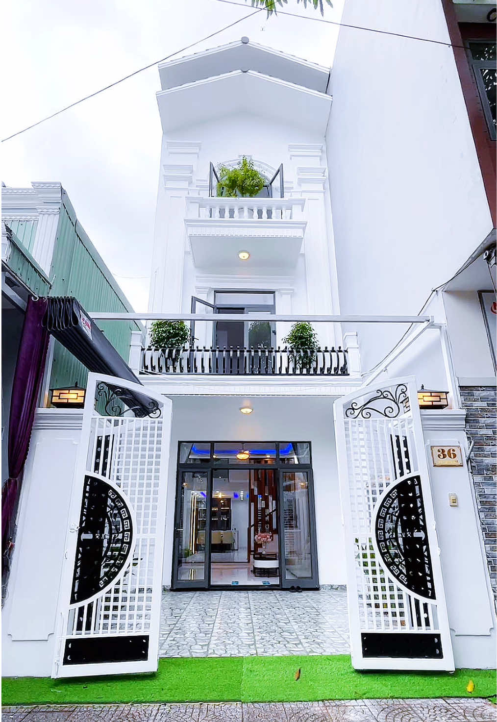 Sau cơn bão là 1 ngôi nhà phố 3 tầng sân ôtô đường 5m😍#phonghome #nhaphophonghome #nhapho #nha3tang 