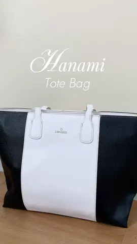 Meet Hanami Bag, your elegant everyday tote bag. Muat banyak, tapi tetap tampil manis dan classy di setiap gaya 🖤🤍 #lavvishebag #lavvisheindonesia #lavvishe 