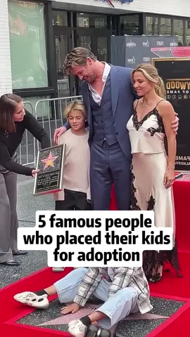 5 famous people who placed their kids for adoption #celebrity #hollywood #us #fyp #capcut #usa #actors #foryoupage 