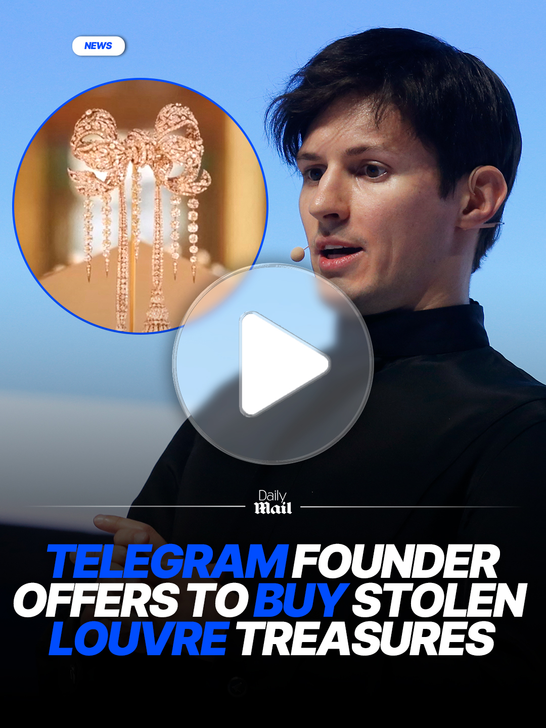 Follow our new page @This Is Money 🤑 founder and CEO Pavel Durov has offered to buy the stolen Louvre jewellery under the condition it is re-located to the Louvre in Abu Dhabi 💎🇦🇪 #telegram #paveldurov #louvre #louvremuseum #paris