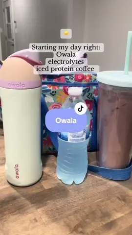 I swear I need one for hydration, one for caffeine, and one just for fun 😂#hydration #owala #icedcoffee  #electrolytes #morningvibes  