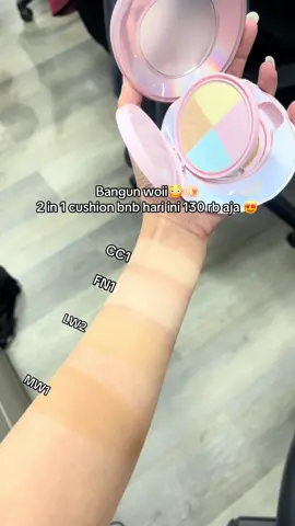 Perasaan kemarin masih 170rb tiba2 sekarang 130?!😳 #promogajian #paydaysale #2in1cushion #newlaunch #bestseller 
