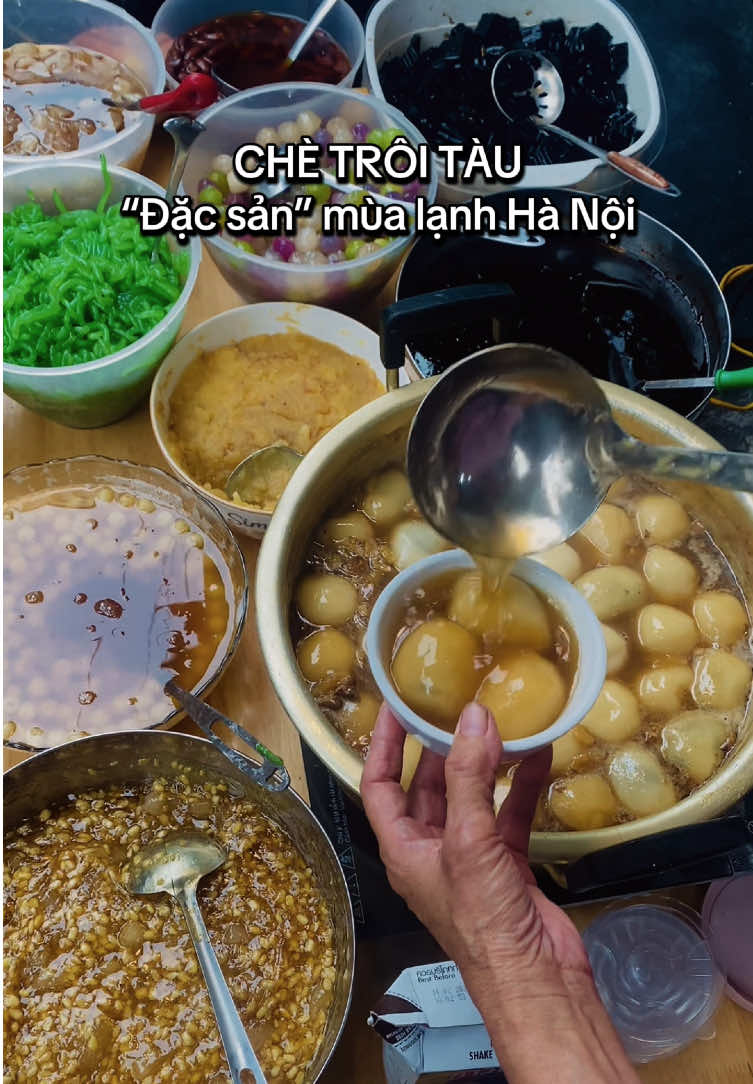 Thức quà “đặc sản” cho mùa Lạnh Hà Nội #xuhuong #hanoi #chenong #muadong #fyp 