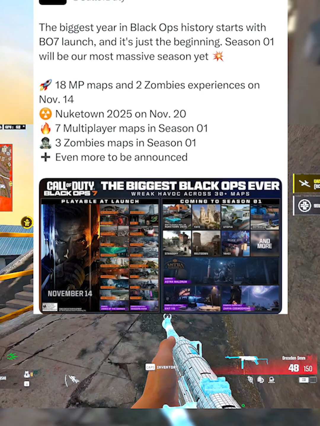 اخبار عن بلاك اوبس 7 و وارزون الجديدة!! #اكسبلورexplore #callofdutywarzone #warzoneclips #العاب #زومبي #modernwar #كود١٦ #وارزون_موبايل #كود #مودرن #وارزون #كود20 #وارزون_العرب #اكسبلور #بلاك_اوبس6 #callofduty #warzone #blackops