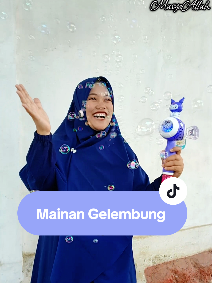 Mainan gelembung biar ga main handphone mulu gesss seneng deh pokoknyaaa #mainananak #mainan #cuantanpabatas #wibgajian #megaguncang1212 