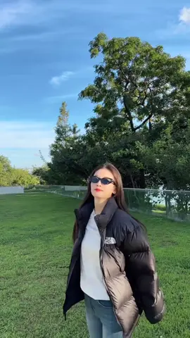 Classical black color of the north face jacket