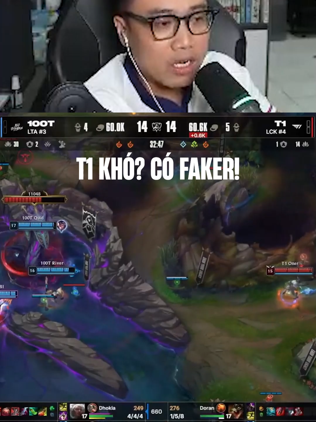T1 khó? Có Faker! #hoangluan #boxstudio #GamingOnTikTok #lmht