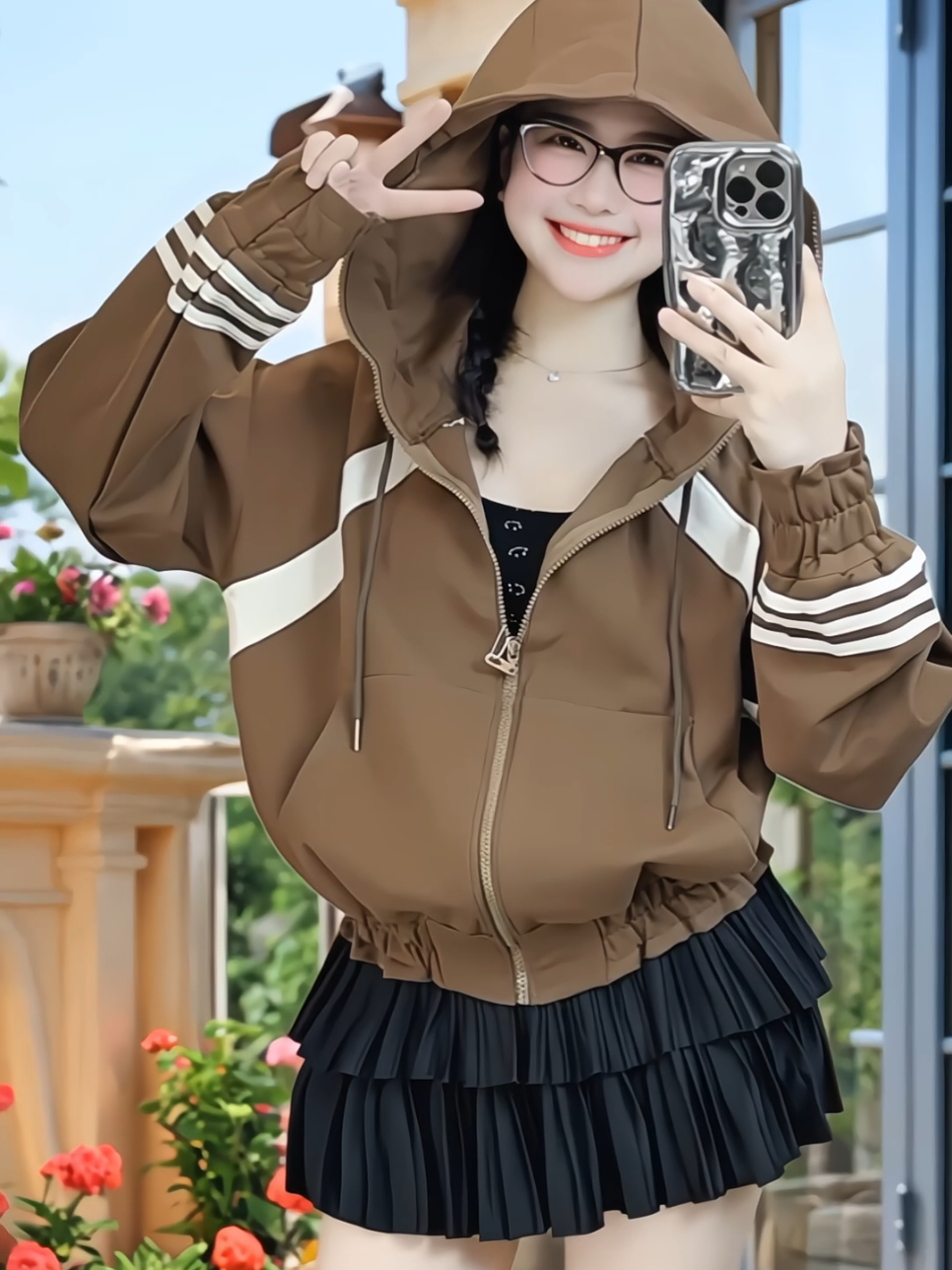 Áo khoác nữ vải PC cao cấp bền đẹp, 2 túi ngoài và 2 túi trong tiện lợi #aokhoacnang #aokhoacgio #aokhoacnu #aokhoacthudong #xuhuong 