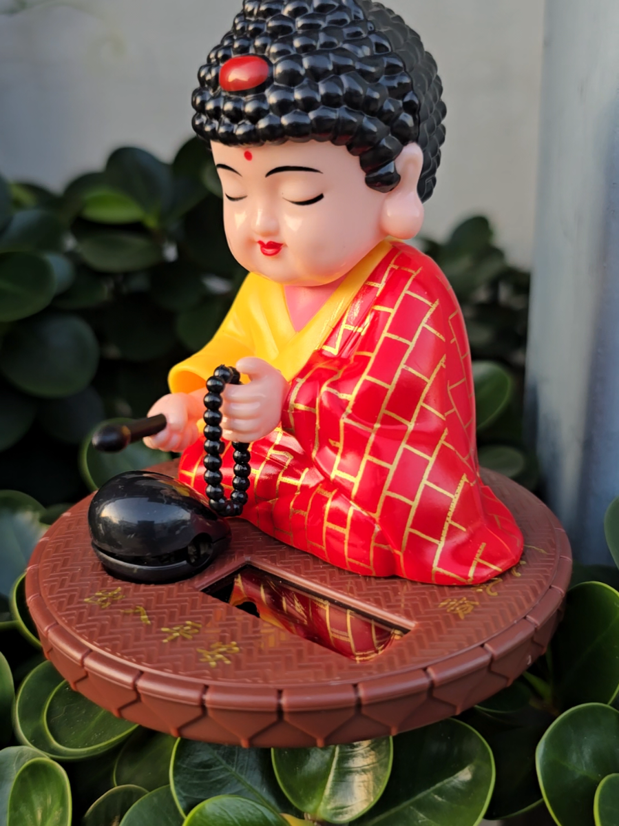 ตุ๊กตาพระจีน หลวงจีนน้อย เสริมโชคลาภ กวักเงินทอง ตกแต่งฮวงจุ้ย #โมเดล #ตุ๊กตาพระจีน #นักบวชน้อย 