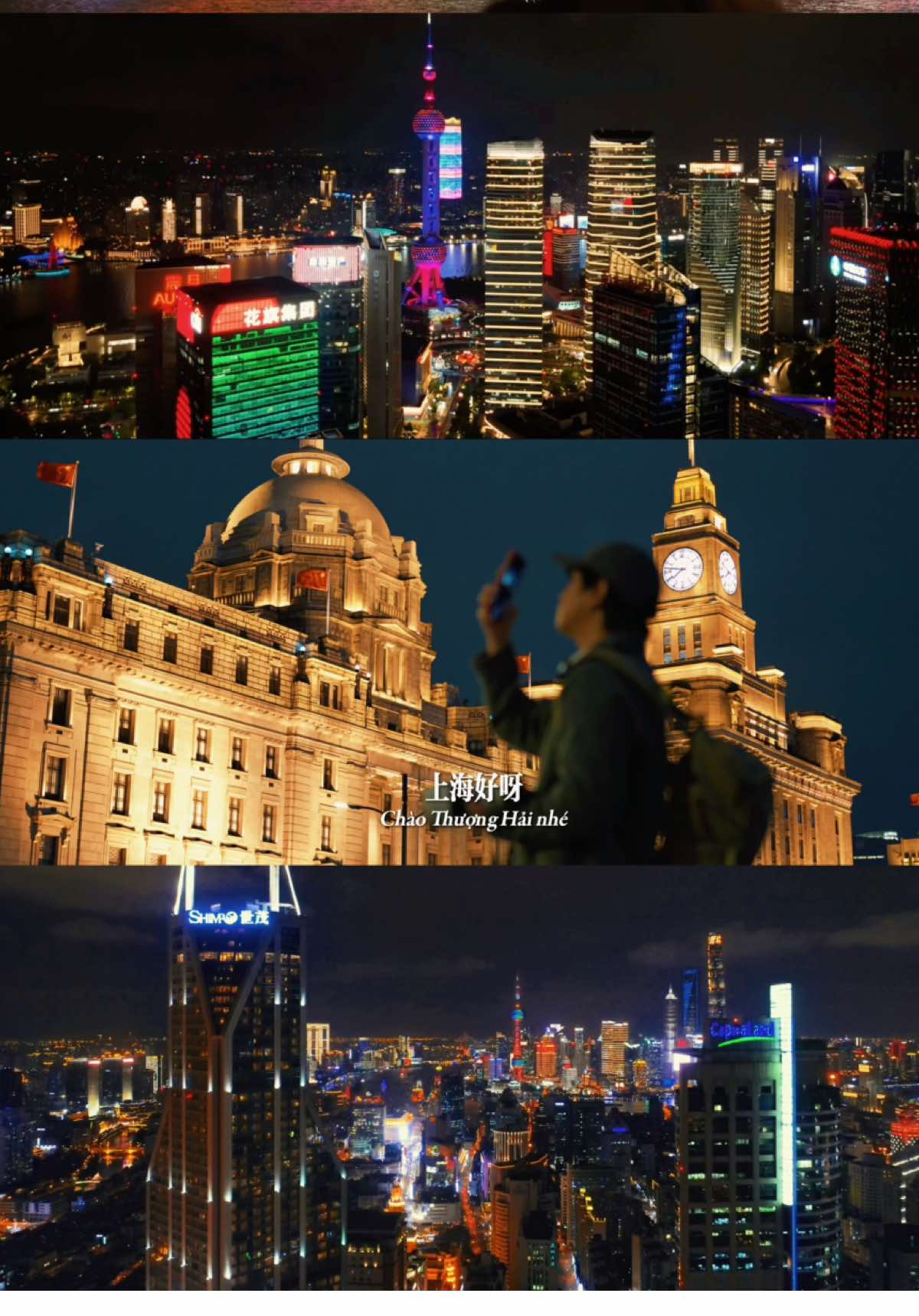 Khi Thượng Hải lên đèn, mọi thứ lại trở nên mê hoặc — y như lần đầu mình đặt chân đến đây 🇨🇳  #minhlagrin #trungquoc #dulichtrungquoc #thuonghai #shanghai