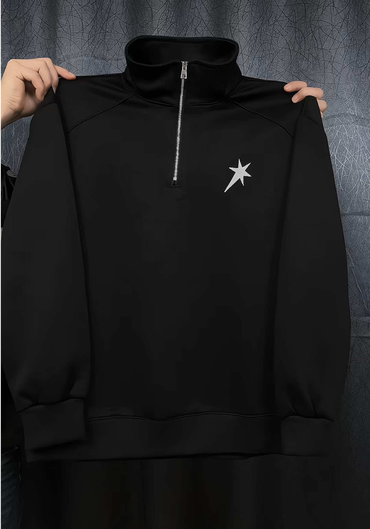 Áo Sweater Cổ Zip Vải Nỉ 2 Da #aosweater #xuhuong #macdepmoingay #phoidoxinh #fybシ 