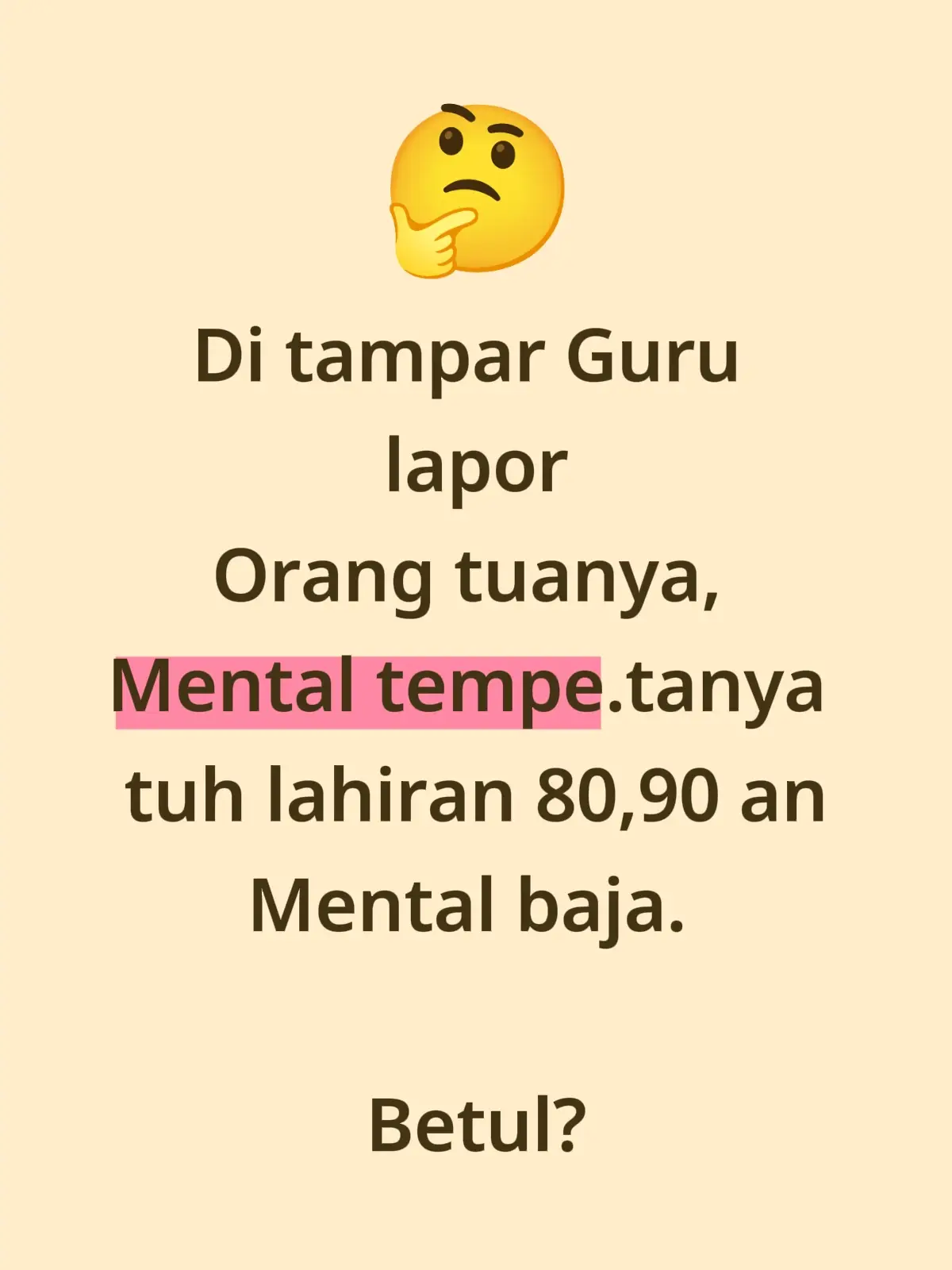 kelahiran 80,90an sini kumpul 😅✌